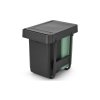 Kosz szafkowy Sort & Go 2x15L Dark Grey & Jade Green